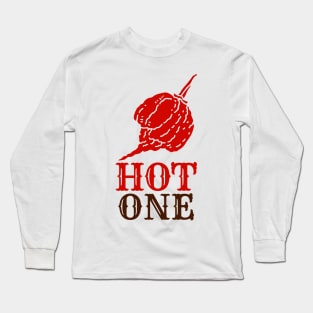 Hot One - Carolina Reaper Design Long Sleeve T-Shirt